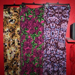 SET of 3 Extra Small LuLaRoe Maxi Skirts